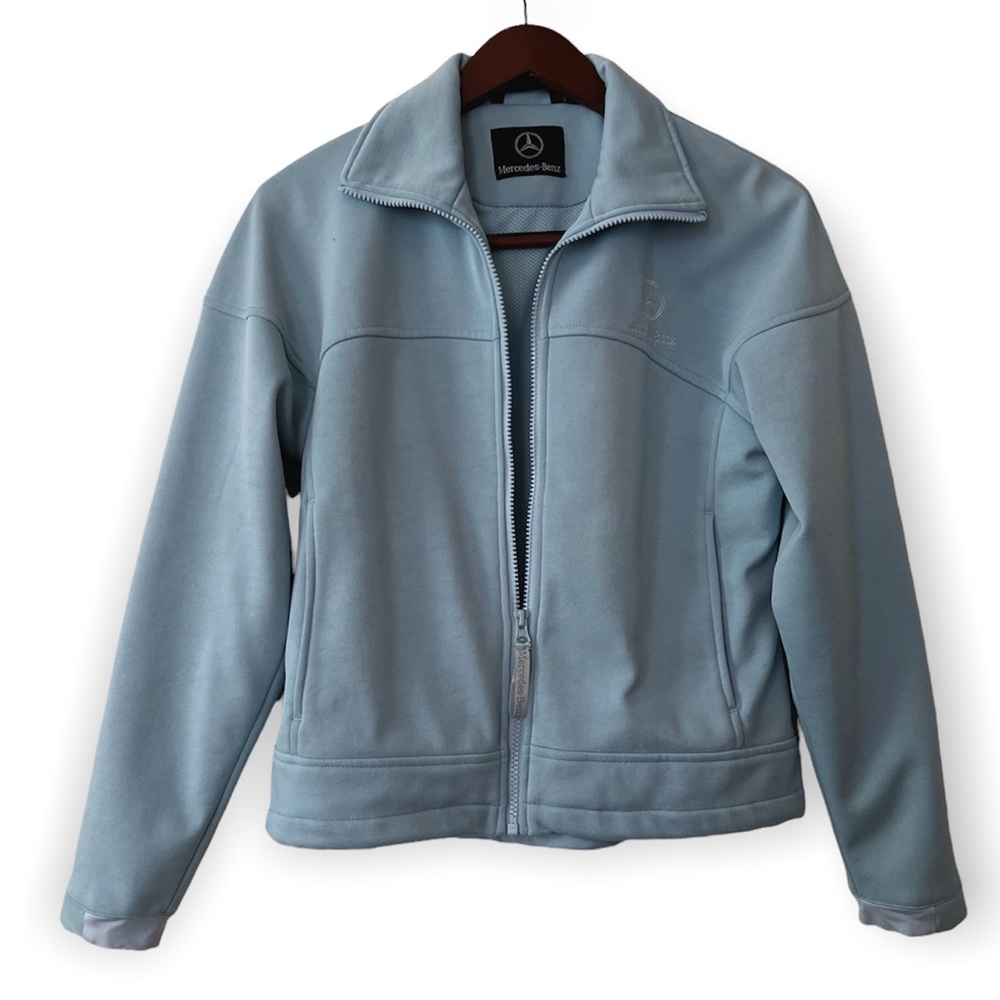 Mercedes-Benz Women's Light Blue Jacket